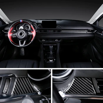 Vhodné pre Mazda 6 Mazda6 M6 Atenza 2019 2020 ABS Auto-Styling Doplnky Interiéru Strednej Konzole Dekorácie Kryt Výbava 3ks