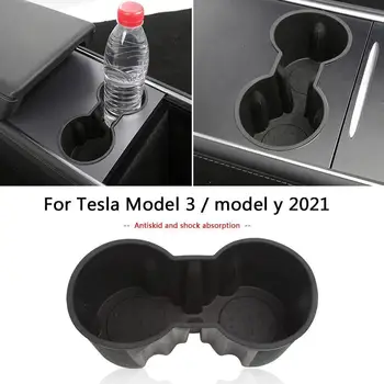 Voda Držiak pre Tesla Model 3 Center Príslušenstvo Vody Dôkaz Auto Tácky pre Tesla Model Y Auto Model3