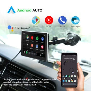VODOOL 7inch Auto Rádio Multimediálny Prehrávač Videa, Bezdrôtových Carplay A Bezdrôtové Android Auto Dotykový Displej Pre VW Nissan Toyota 16