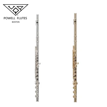 Vyrobené v JapanFlute Kvalitné Strieborné Pozlátené 17 Klávesy, Flauta, Otvorte Otvor E-Mech Flauta Hudobný Nástroj 7