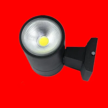 YRANK Až moderné vonkajšie nástenné svietidlo, Bridgelux 10W COB LED nástenné svietidlo IP65, vonkajšie osvetlenie AC85V-265V príkon