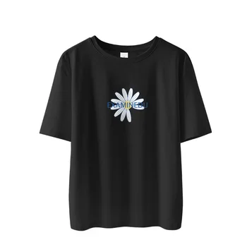 Čierne dámske šortky voľné 2020 NOVÉ tričko ženy CN(Pôvodu) Bavlna Jar/Jeseň Bežné dobrej kvality 14