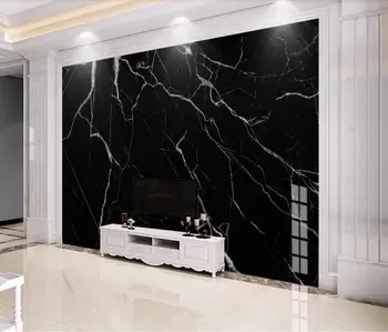 Čierny Mramor Tapety nástenná maľba na Stenu Art Decor 3D Stenu Papier pre Obývacej Izby, Spálne, nástenné Maľby Kontakt Papier Abstraktných De Parede 3D 11
