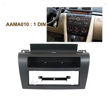 1 DIN Auto Stereo Rádio Panel Panel Výbava Auta Rám Auto Multimediálne Panel Audio Rámom vhodné pre Mazda 3 Axela 2004-2008 1