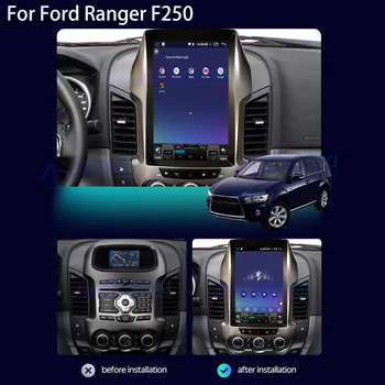 128G Pre Ford Ranger F250 2008 2009-2012 Android 11.0 Auto Rádio Stereo Multimediálny Prehrávač, GPS Navigáciu 2 Din Carplay Vedúci Jednotky 11