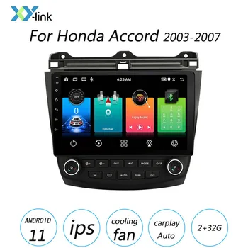 2 Din Android 11 autorádia Multimediálny Prehrávač Videa Pre Honda Accord 7 2003-2007 Stereo Navigácie GPS 2din Autoradio Carplay 1