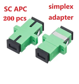 200PCS Optický Konektor Adaptéra SC/APC Single-Mode Príruby Singlemode Simplex Spojka 2