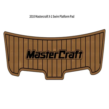 2010 Mastercraft X-1 Plávať Platformu Pad Loď EVA Faux Pena Teak Podlažie Poschodie 2