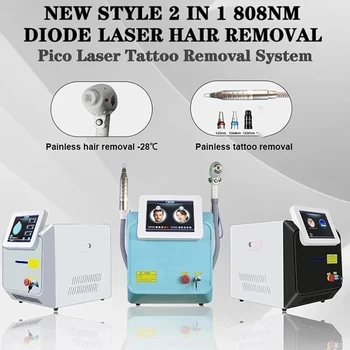 2023 Nový systém 808nm Dióda Bezbolestné Trvalé Odstránenie Chĺpkov S Q Prepnúť Nd Yag Laser Tatto Obočie Mieste Odstránenie Stroj