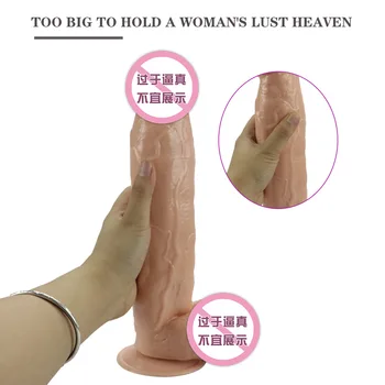 286*45mm, Realistické Pokožky Obrovské Dildo pre Ženy S Prísavkou Umelé Veľký Penis Masturbator Erotické G Bod, Sexuálne Hračky, Produktu