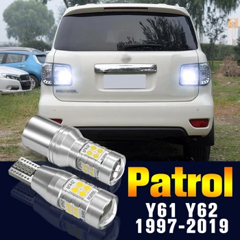2ks LED Zadnej Žiarovky Zálohy Lampa Pre Nissan Patrol Y61 Y62 1997-2019 2011 2012 2013 2014 2015 2016 2017 2018 Príslušenstvo 2