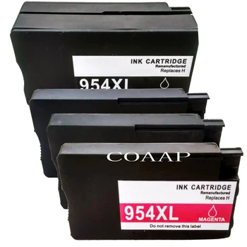 4pack Nahradenie hp954XL Doplňované atramentové kazety Pre Inkjetprinter Pro 8715 8210 7740 8716 All-in-One Printer