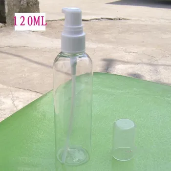 50pcs/veľa 120ml Plastové Transparentné Lotion Čerpadla Fľaša Sprchový Gél Fľašiach Prázdne Tlakové Nádoby