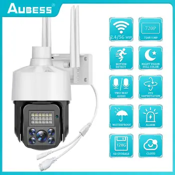 720P Exteriérový Vodotesný IP Kamera Wifi PTZ Nočné Videnie Dieťa Pet Pohybu Rozpoznať Monitor Bezdrôtový P2P Audio CCTV Kameru 2