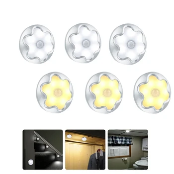 Bezdrôtové LED Senzor Pohybu, Nočné Svetlo PIR Magnetické Infračervené Núdzové Noc Lampou Tela Spálňa Nástenné Svietidlo Kabinetu Schody Lampa 11