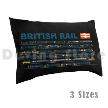 British Rail Vlaky Vankúš DIY 50x75 Britských Železníc Hst Intercity Intercity 125 Triedy 47 Trieda 40 Triedy 16