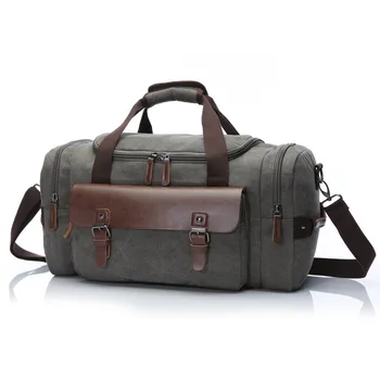 Cestovanie pre mužov pre voľný čas cestovanie kabelka veľkú kapacitu diaľkových obchodných plátno duffel odev tašky kufor 5