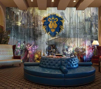 Dekoratívne tapety World of warcraft ligy pozadí nástenné maľby 9
