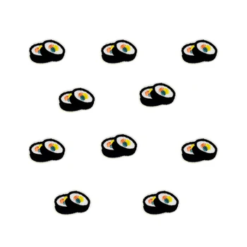 Diy Sushi škvrny na oblečení železa vyšívané patch nášivka žehlička na škvrny šitie príslušenstvo odznak nálepky na oblečenie, tašky 1