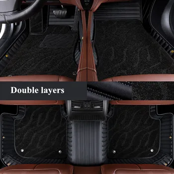 Dobrá kvalita! Vlastné špeciálne auto podlahové rohože pre BMW X6 F16 2019-2014 nepremokavé dvojitej vrstvy koberce pre X6 2017,doprava Zdarma 2