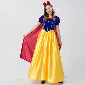Dospelých Snow White Cosplay Kostým Rozprávka Princezná Šaty 2