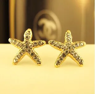 Drahokamu hviezdice malé stud náušnice/kórejský luxusné šperky/brincos femininos/pendientes/aretes/bijoux femme/boucles d'oreille 10