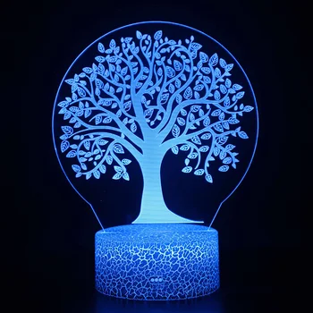 Efektné Osvetlenie Nočné Lampy, Stolové Lampy Dovolenka Darčeky USB Spálne Dekorácie Dieťa Svetla Led Svetlá pre Deti Baby Nočného 1