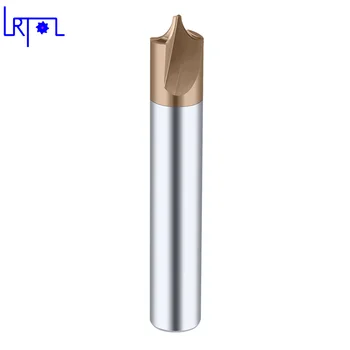 HRC55 R0.5-R6 *50 60 75mm 2F pevné karbid volfrámu Konkávne Polomer Frézy pre oceľové chamfer konci mlyny cnc fréza bitov 1