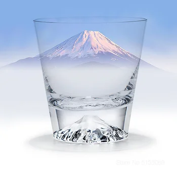 Japonskú Horu Fuji Crystal Poháre Na Víno Sneh Na Horských Xo Whisky Rock Okuliare Fujiyama Snowberg Whisky Poháre Vody Pohár Darčekovej Krabičke 2