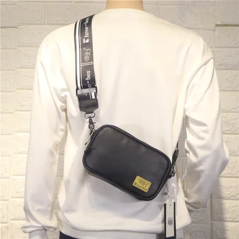 jednoduché kórejská verzia mužov ramenní taška pre voľný čas trendy pánske messenger páse s nástrojmi taška malý kríž taška mobilný telefón taška 2