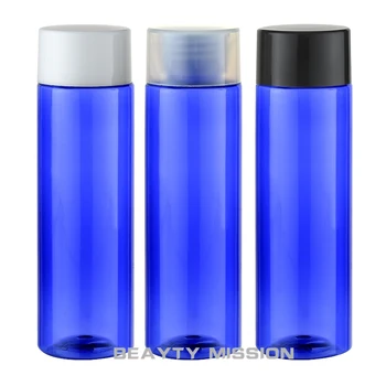KRÁSY ÚLOHOU 48 Ks/Veľa 100ML Modrý Skrutkovací uzáver Fľaše, Prázdne Plastové Kozmetická Emulzia Kontajner S dvojitou Vrstvou Kryt