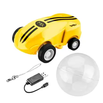 Micro S autíčka 360 Stupeň Vysokej rýchlosti Otáčania Mini autíčok Spin Kúsok LED Mini je Vhodný Pre Deti A Dospelých 3