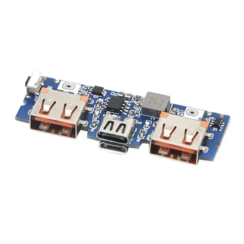 Micro/Typ-C Lítiové Batérie, Nabíjačky Rada LED Dual USB 5V 2.4 Viac-absolutórium Ochrana Prepäťová Ochrana 4
