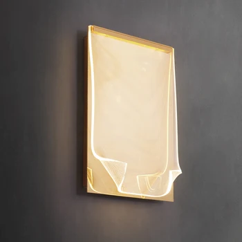 Minimalistický LED Nástenné Svietidlo Domáce Dekorácie Akrylátové Nástenné svietidlo Hotel Obývacej Izby, Spálne, Jedálne, Krytý Pozadí Nástenné Svietidlo 17