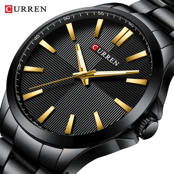 Muži Hodinky 2020 Luxusné Značky Nehrdzavejúcej Ocele Módneho priemyslu Pánske Hodinky CURREN Náramkové hodinky Muž Hodiny Nepremokavé 30 M Relojes 5