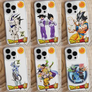 Mäkké Goku Vegeta Transparentné Iphone 13 12 11 X XR XS 8 7Plus Prípade Hračky Iphone 14 Pro Max Prípade Dragon Ball Z Silikónové Anime Hračky 6