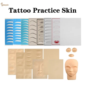 Naučiť Prázdne Tetovanie Tetovanie Falošné, Nepravdivé Praxi Pokožky 20x15cm Syntetické Syntetickej Kože-Ako Materiál tetovanie pratice pokožky 4