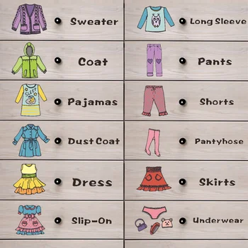 Oblečenie Klasifikácia Kabinetu Nálepky Oblečenie Logo Spodná Bielizeň, Ponožky Štítok Skladovanie Dievča, Chlapec, Izba Organizácie Šatník Nálepky 16