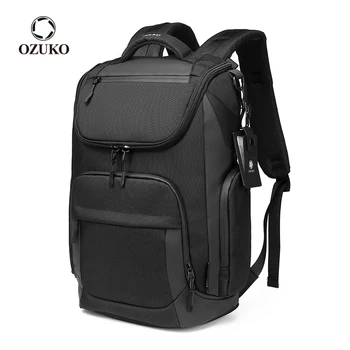 OZUKO Veľkú Kapacitu Mužov Backpack 15.6