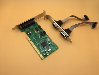 PCI Combo Sériové/Paralelné Karty 2 Sériový Port + 1 Port Paralelný Rozširujúca Karta Sériové Karty Chipset pre MCS9865