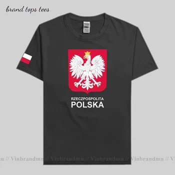 Poľsko mens t košele poľský Pól dresy hip hop národ bavlna t-shirt fitness oblečenie, topy tees krajiny POLSKA POLAK 1