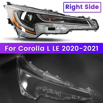 Pre Toyota Corolla L LE 2020-2021 Svetlometu Objektív Kryt Svetlometu Odtieň Shell Svetlo Kryt Objektívu 4