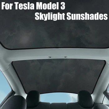 Predné, Zadné, Strešné Okno Čelné Sklo Upgrade Slnko Odtiene Pre Tesla Model 3 2019-2022 Sklenená Strecha Slnečník Strešné Okno Nevidiacich Odtieň Netto
