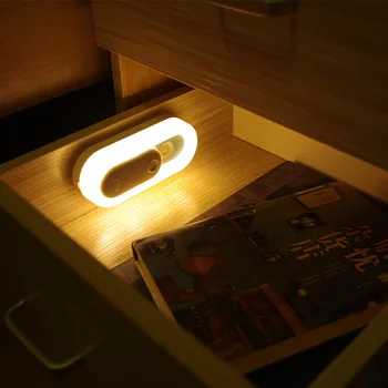Prepínač ľudské telo indukčné nočné svetlo domácnosti USB nabíjanie LED nočné svetlo spálne skriňa, nočné svetlo, atmosféra, svetlo