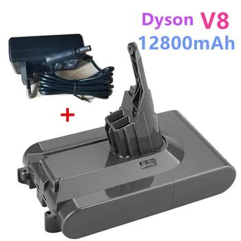 Pôvodné DysonV8 12800mAh 21.6 V Batériou pre Dyson V8 Absolútne /Načechraný/Zvierat Li-ion Vysávač nabíjateľná Batéria+ Nabíjačka