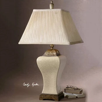 Stolové Lampy, Nočné Lampy, Keramická Lampa Štedrý Luxusné Stolové Lampy pre Obývacej Izby, Zariadené Spálne LED Žiarovky 7