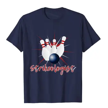 Strikeologist Tričko Funny Bowling Darček Bowling Ligy T-Shirt Obyčajný Muži Tričko Bavlna Topy, Košele Vytlačené Na 3