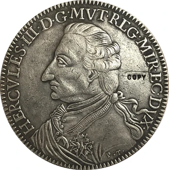 Talianske štáty 1796 1 Tallero, Levanty - Ercole III d'Este kópie mincí 2