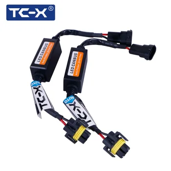 TCX 1 Pár/veľa H11 H8 H9 LED Canbus Dekodér zakončovací Odpor Upozornenie Canceller bez Chýb ptf Svetla DRL Nie Blikanie OBC Canceller 3