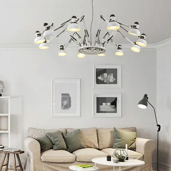 Umenie luster tvorivé osobnosti moderný minimalistický obývacej izby, spálne, kancelárie kovaného železa luster Nordic reštaurácia 7